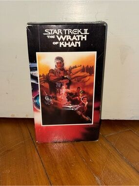 Star Trek II: The Wrath of Khan VHS - Black/Red